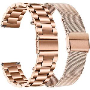 Band Sets for Venu 3S (41mm) Women Smart Watch, Solid Stainless Steel
